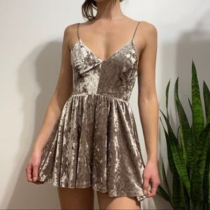 Velvet romper